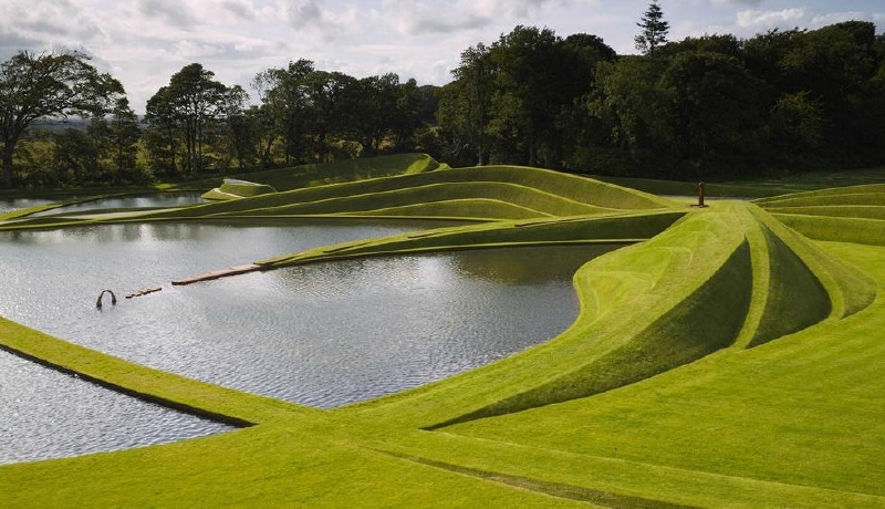 Garden of Cosmic Speculation, Skotsko. (Foto: Transitionconsciousness.wordpress.com)
