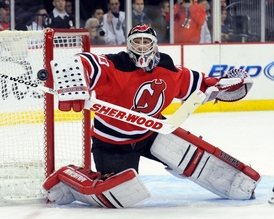 Dlouholetá opora New Jersey Devils, jednačtyřicetiletý brankář Martin Brodeur.