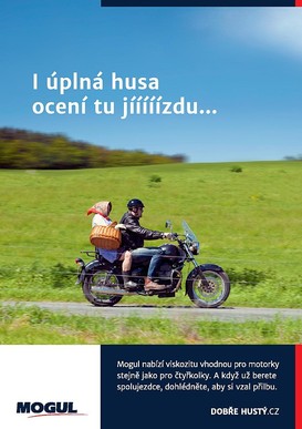 Nová reklama oleje Mogul.