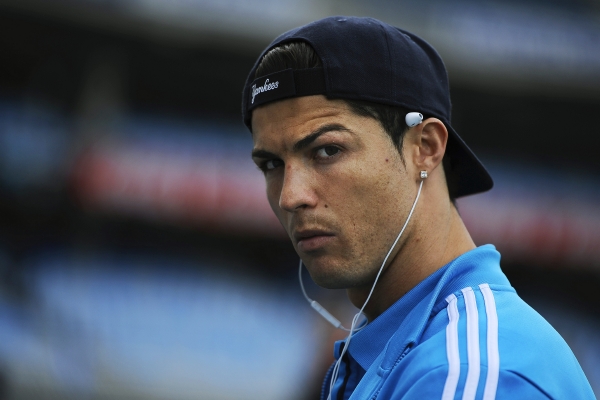 Hvězda Realu Madrid Cristiano Ronaldo.