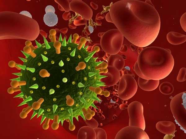 Chřipkový virus.