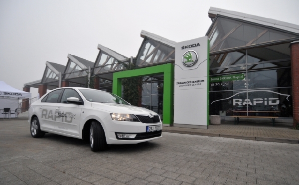 Škoda Spaceback bude prodlouženou verzí Škody Rapid (na snímku).
