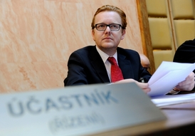 Ministr bez portfeje Petr Mlsna. 