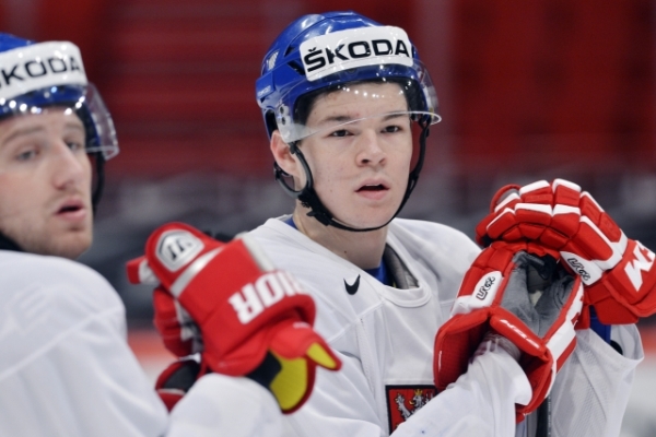 Hokejový útočník Tomáš Hertl.
