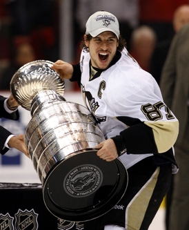 Kapitán Pittsburghu Sidney Crosby.