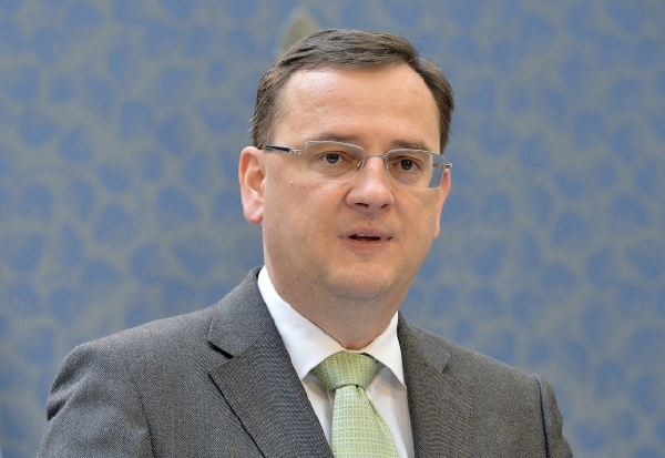 Premiér Petr Nečas. Premiér Petr Nečas.