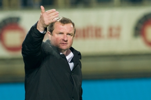 Trenér mistrovské Plzně Pavel Vrba. Trenér mistrovské Plzně Pavel Vrba.