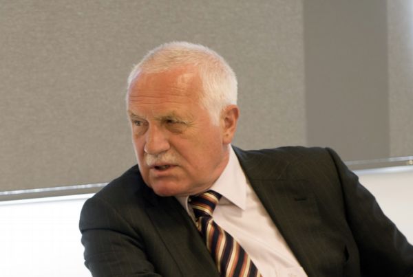 Bývalý prezident Václav Klaus.