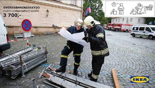 IKEA v důsledku povodní rozšiřuje nabídku.