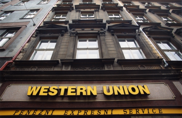 Western Union v Česku otevře novou banku (ilustrační foto). Western Union v Česku otevře novou banku (ilustrační foto).