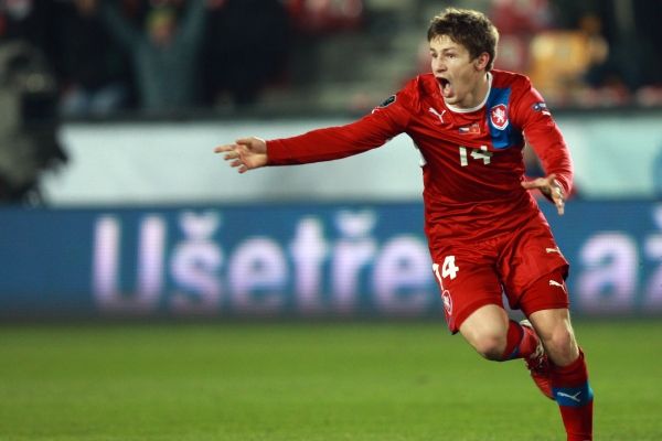 Václav Pilař v dresu české reprezentace. Václav Pilař v dresu české reprezentace.