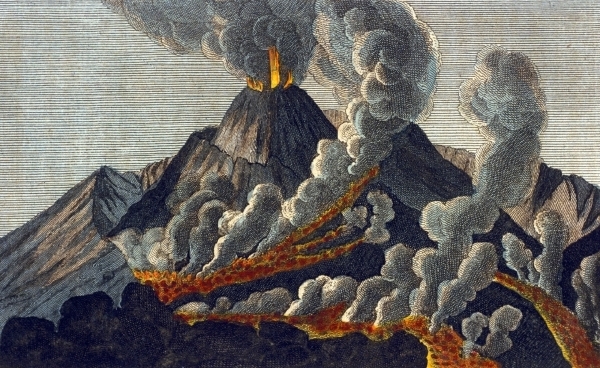 Soptící vulkán (ilustrační foto). Soptící vulkán (ilustrační foto).