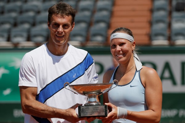 Lucie Hradecká s Františkem Čermákem.