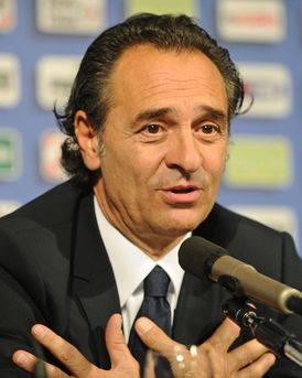 Trenér Itálie Cesaro Prandelli.