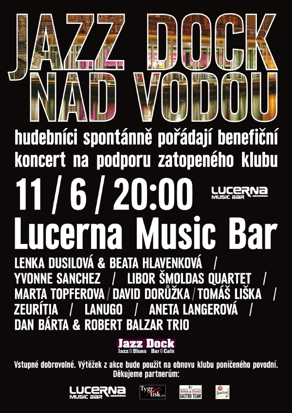 Vstupné na benefiční koncert je dobrovolné.