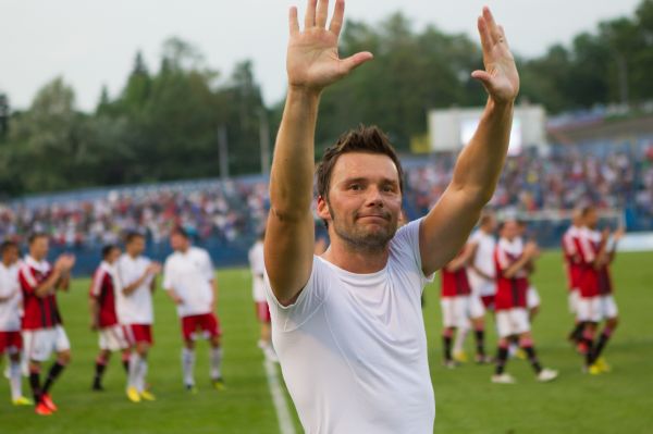 Loučící se Marek Jankulovski.