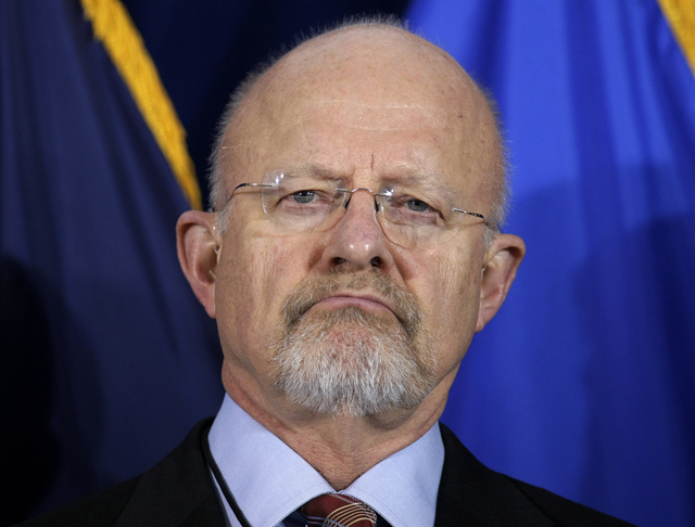 Ředitel amerických výzvědných služeb James Clapper.