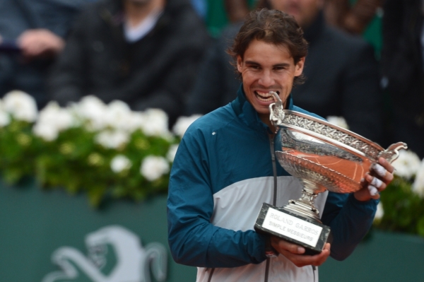 Rafael Nadal s Pohárem mušketýrů. Rafael Nadal s Pohárem mušketýrů.