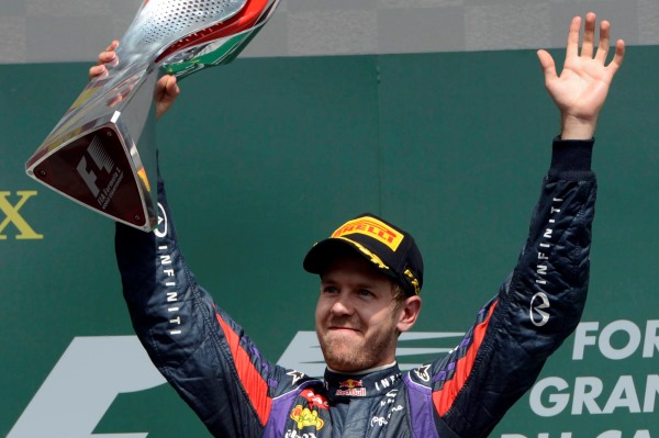 Sebastian Vettel vyhrál poprvé Velkou cenu Kanady.