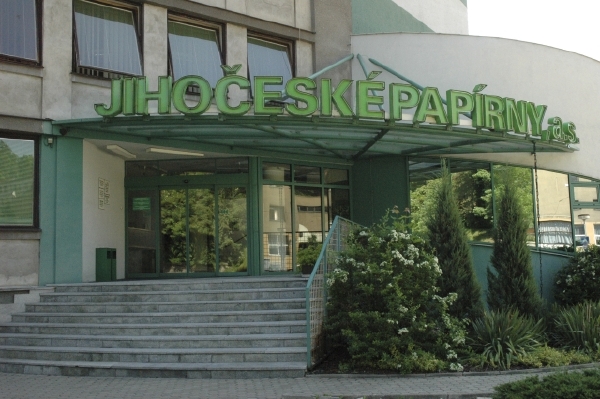 Jihočeské papírny, a.s. ve Větřní.