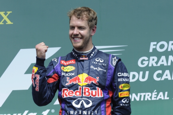 Trojnásobný mistr světa Sebastian Vettel.