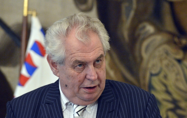 Prezident Miloš Zeman.