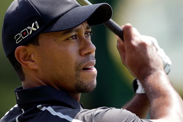 Americký golfista Tiger Woods.