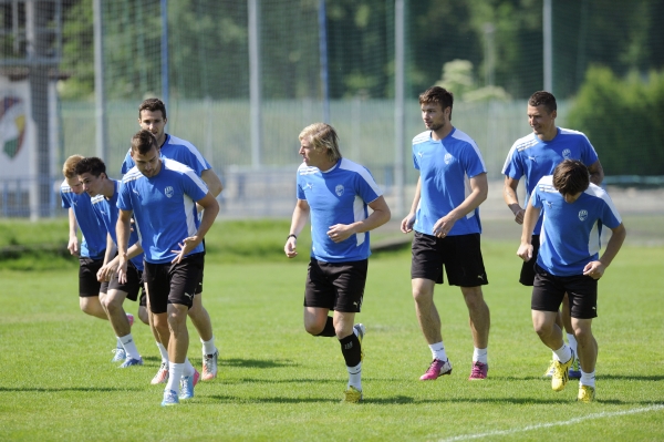 Fotbalisté Plzně.