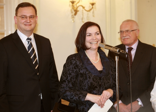 Manželé Nečasovi.