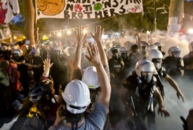 Bitva o park Gezi.