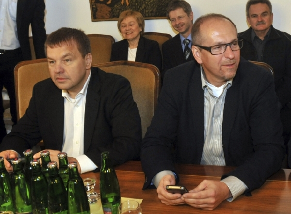 Petr Tluchoř  (vlevo) a Ivan Fuksa.
