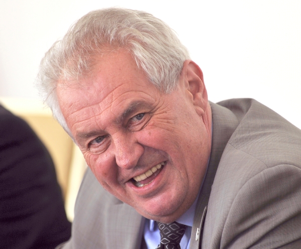 Prezident Miloš Zeman.