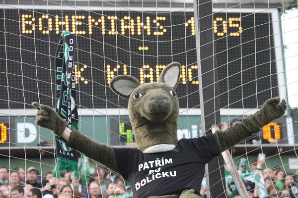 Klokan, maskot vršovických Bohemians 1905. 