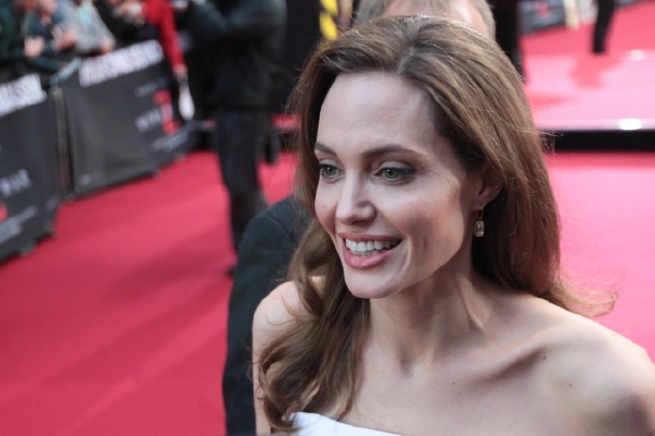 Slavná herečka Angelina Jolie je neustále obletovaná novináři. Slavná herečka Angelina Jolie je neustále obletovaná novináři.