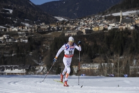 Lyžař Lukáš Bauer.