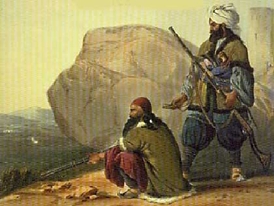 Cizí invazoři si na Afghánistánu většinou vylamovali zuby (obrázek z 19. st.).