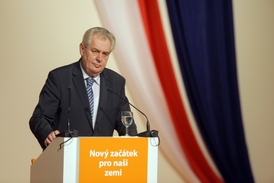 Prezident Miloš Zeman.