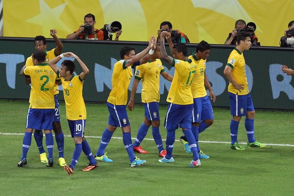 Fotbalisté Brazílie.
