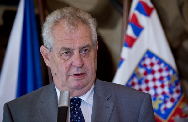 Prezident Miloš Zeman.