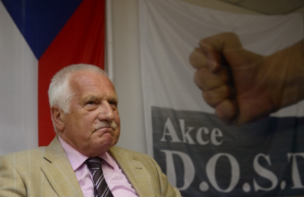 Bývalý prezident Václav Klaus.