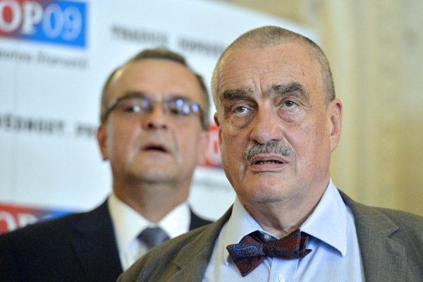 Miroslav Kalousek a Karel Schwarzenberg.