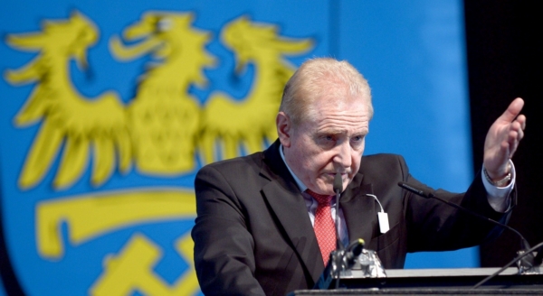 Šéf slezských Němců Rudi Pawelka.