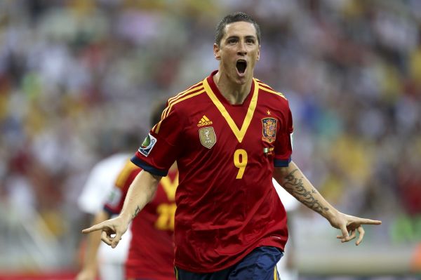 Radující se Fernando Torres.