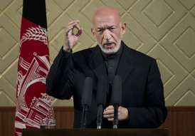 Afghánský prezident Hamíd Karzáí.
