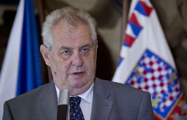 Prezident Miloš Zeman.