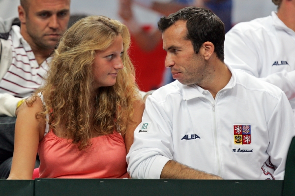 Petra Kvitová a Radek Štěpánek.