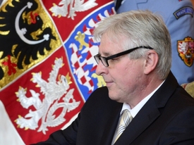 Premiér Jiří Rusnok.