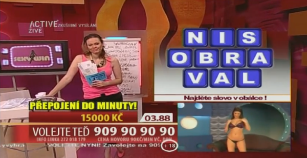 Vědomostní soutěž pro dospělé Sexy výhra.