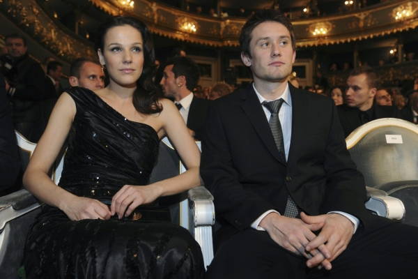 Tomáš Rosický s přítelkyní Radkou Kocurovou. Tomáš Rosický s přítelkyní Radkou Kocurovou.