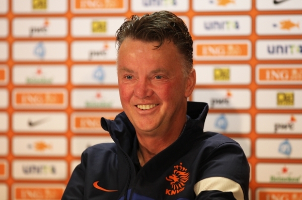 Trenér nizozemské reprezentace Louis van Gaal.